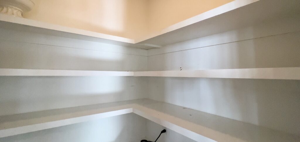 To organize your pantry, you first need to clear out everything.
