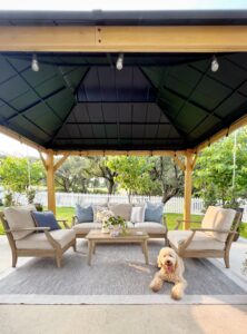 Everything you need to create a relaxing Outdoor Room