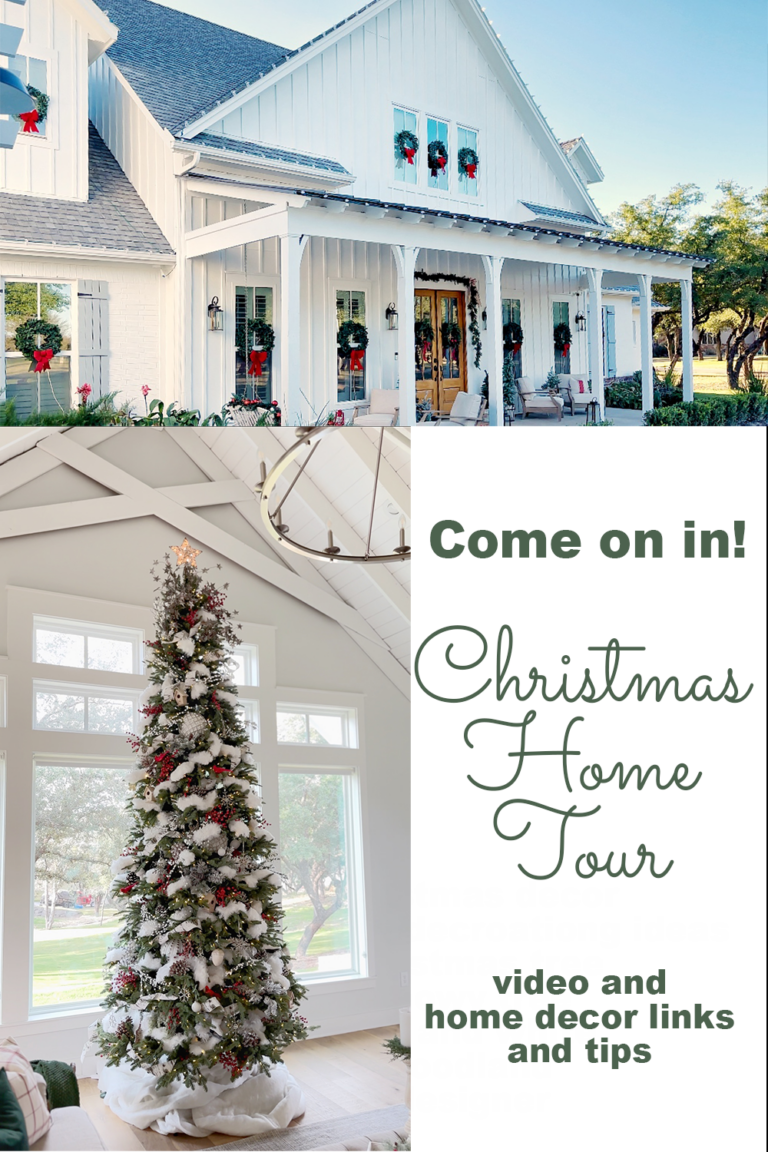 Christmas Home Tour 2023 | Simple Festive Decor Ideas & Links ⋆ The Old ...